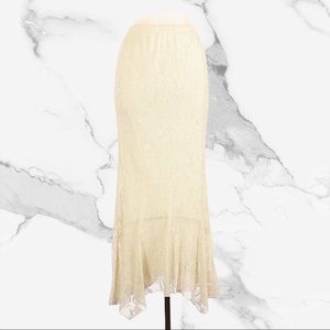 SPENCER ALEXIS Vintage Lace Mermaid Skirt